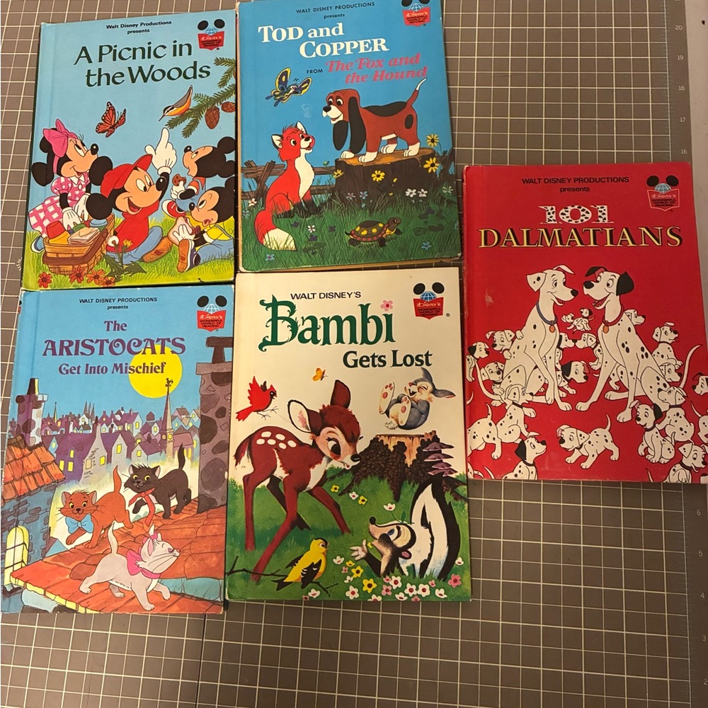 Disney Storybook Collection - Red, Blue, Green Covers